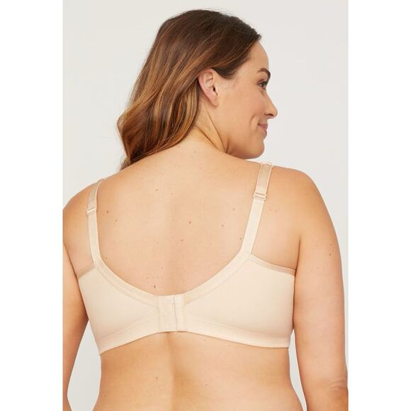 Liz & Co 40DD Bra Gentle Lift Unlined Underwire Beige Tan Adjustable Strap 16411 - Picture 1 of 15